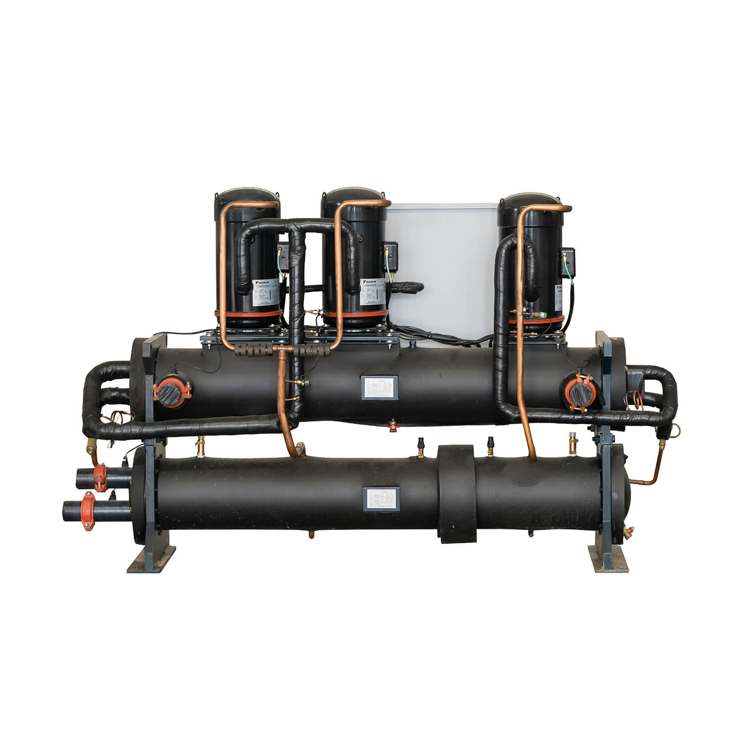 Enfriador Scroll refrigerado por agua de 70kw-280kw y bomba de calor, aire acondicionado central industrial/comercial
